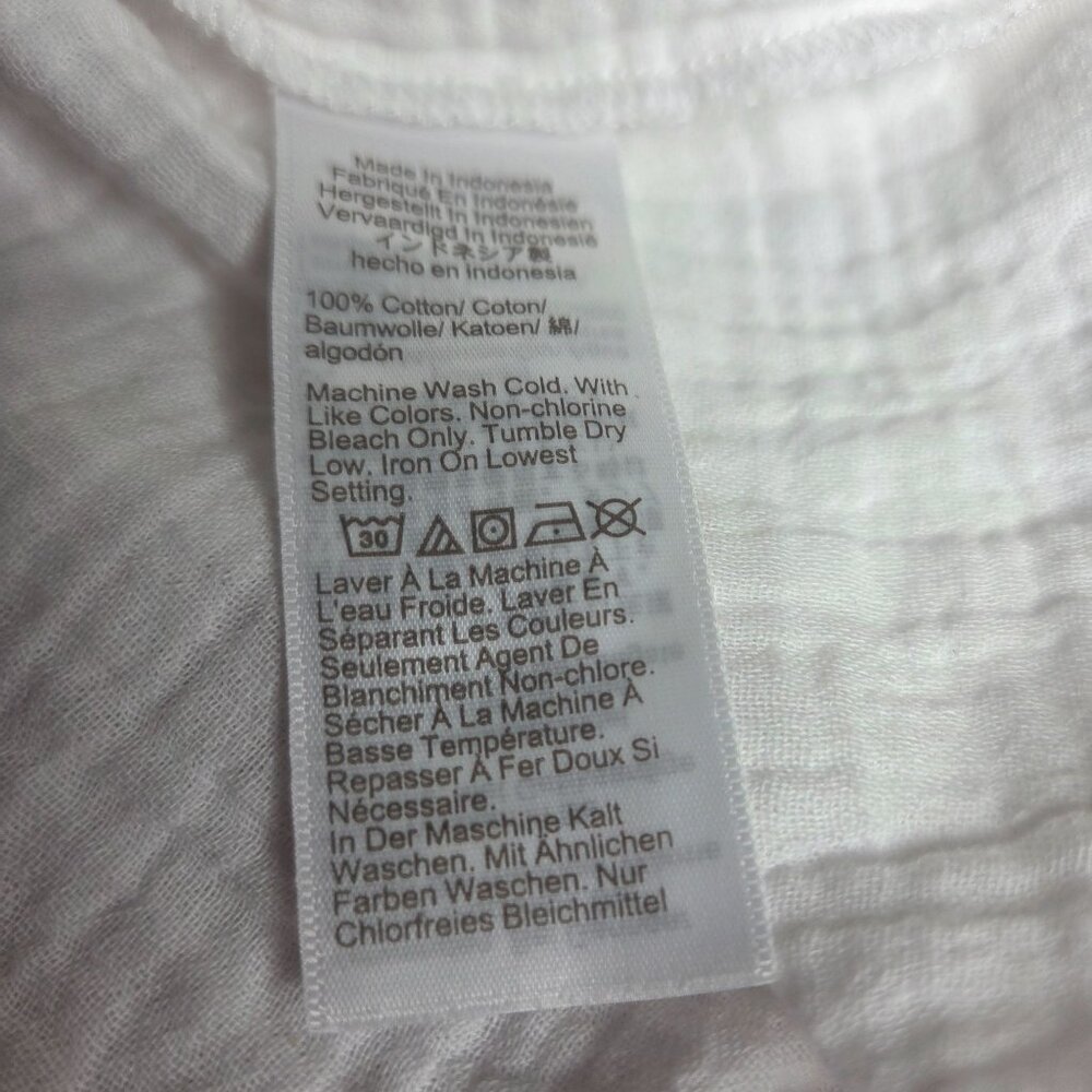 NWOT J. Crew Women's White Mini Gauze Dress - Picture 4 of 7